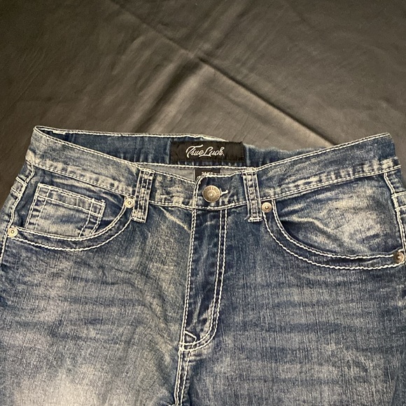 Mens True Luck jeans 34/30 - Picture 2 of 5